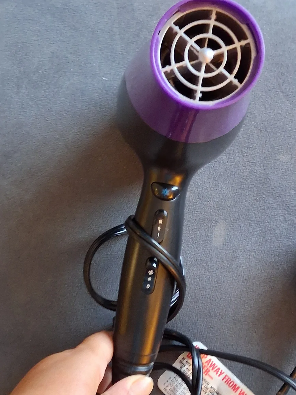 Remington Purple Women's Hair Dryer - Lightweight Styling Tool